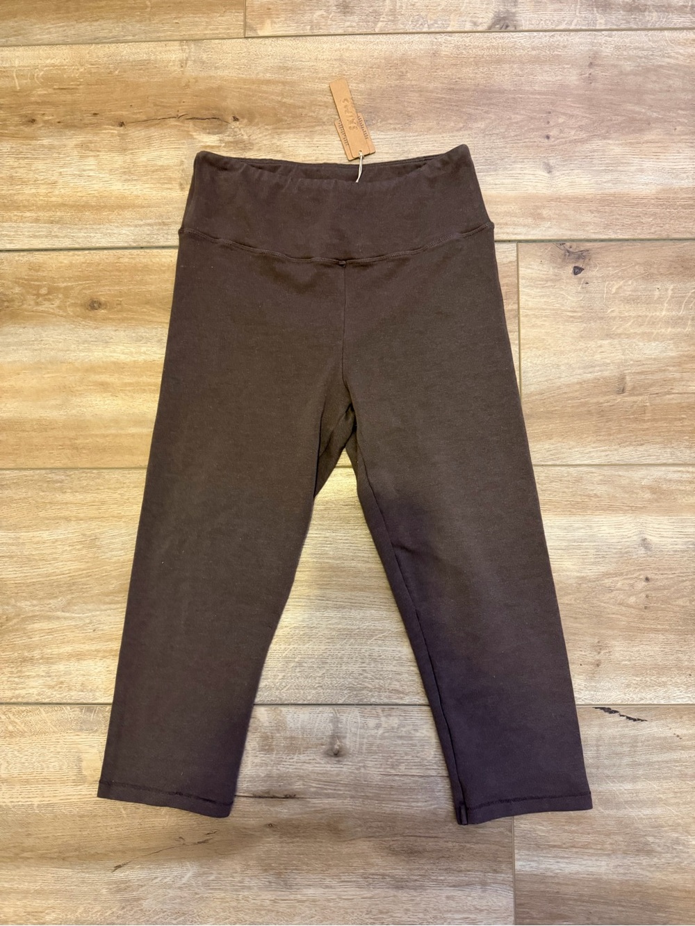 SKIMS Brown Cotton Capris